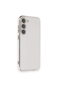 Samsung Galaxy S23 Plus Kılıf Volet Silikon - Beyaz