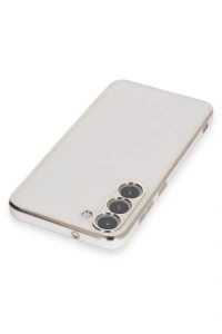 Samsung Galaxy S23 Plus Kılıf Volet Silikon - Beyaz