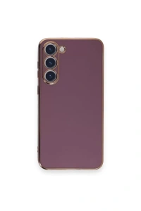 Samsung Galaxy S23 Plus Kılıf Volet Silikon - Mor