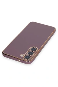 Samsung Galaxy S23 Plus Kılıf Volet Silikon - Mor