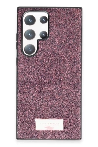 Samsung Galaxy S23 Ultra Bright Simli Kapak - Derin Mor