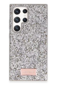 Samsung Galaxy S23 Ultra Bright Simli Kapak - Gümüş