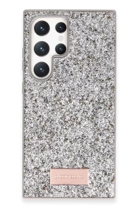 Samsung Galaxy S23 Ultra Bright Simli Kapak - Gümüş