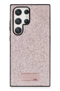 Samsung Galaxy S23 Ultra Bright Simli Kapak - Pembe
