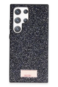Samsung Galaxy S23 Ultra Bright Simli Kapak - Siyah