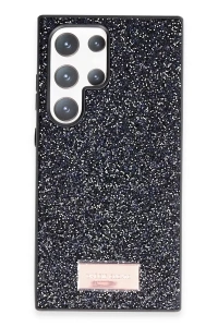 Samsung Galaxy S23 Ultra Bright Simli Kapak - Siyah