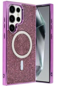 Samsung Galaxy S23 Ultra Helen Magsafe Kapak - Derin Mor