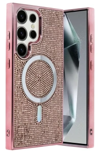 Samsung Galaxy S23 Ultra Helen Magsafe Kapak - Pembe