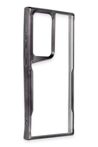 Samsung Galaxy S23 Ultra Kılıf Boyi Silikon Kapak - Siyah