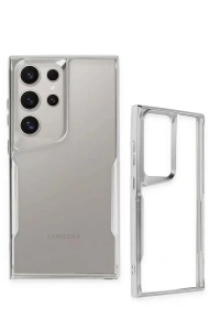 Samsung Galaxy S23 Ultra Kılıf Boyi Silikon Kapak - Siyah