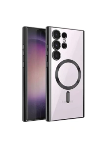 Samsung Galaxy S23 Ultra Kılıf Kross Magneticsafe Kapak - Siyah