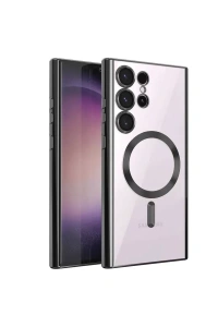Samsung Galaxy S23 Ultra Kılıf Kross Magneticsafe Kapak - Siyah