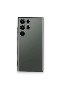 Samsung Galaxy S23 Ultra Kılıf Lensli Silikon - Gold