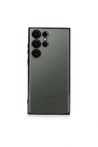 Samsung Galaxy S23 Ultra Kılıf Lensli Silikon - Siyah