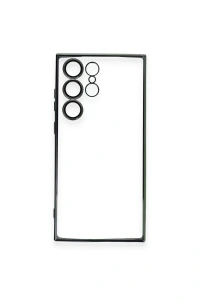 Samsung Galaxy S23 Ultra Kılıf Lensli Silikon - Yeşil