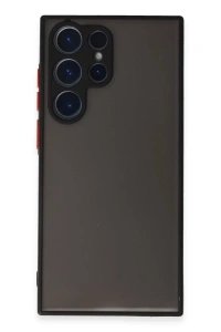 Samsung Galaxy S23 Ultra Kılıf Montreal Silikon Kapak - Siyah