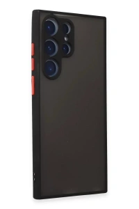Samsung Galaxy S23 Ultra Kılıf Montreal Silikon Kapak - Siyah