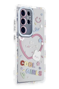 Samsung Galaxy S23 Ultra Kılıf Reflexion Desenli Kapak - Desen 1