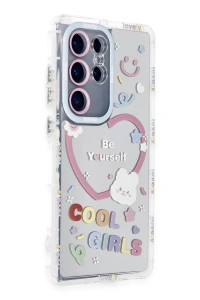 Samsung Galaxy S23 Ultra Kılıf Reflexion Desenli Kapak - Desen 1