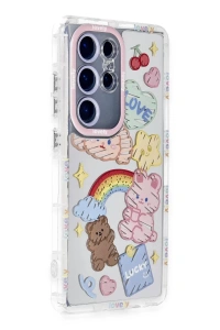 Samsung Galaxy S23 Ultra Kılıf Reflexion Desenli Kapak - Desen 4