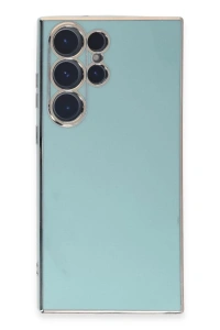 Samsung Galaxy S23 Ultra Kılıf Volet Silikon - Açık Yeşil