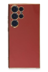 Samsung Galaxy S23 Ultra Kılıf Volet Silikon - Kırmızı