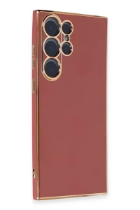 Samsung Galaxy S23 Ultra Kılıf Volet Silikon - Kırmızı