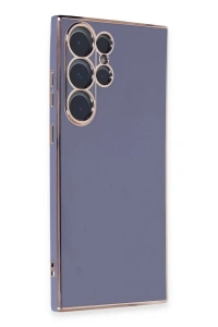Samsung Galaxy S23 Ultra Kılıf Volet Silikon - Mavi