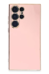 Samsung Galaxy S23 Ultra Kılıf Volet Silikon - Pembe