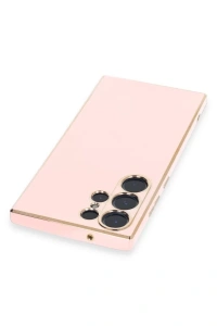 Samsung Galaxy S23 Ultra Kılıf Volet Silikon - Pembe