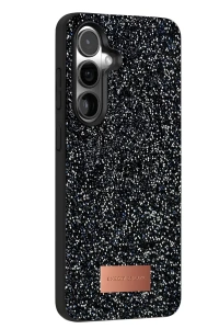 Samsung Galaxy S24 FE Bright Simli Kapak - Siyah