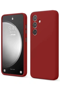 Samsung Galaxy S24 FE Kılıf First Silikon - Kırmızı