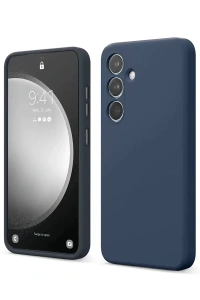 Samsung Galaxy S24 FE Kılıf First Silikon - Lacivert
