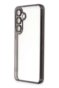 Samsung Galaxy S24 FE Kılıf Lensli Silikon - Siyah