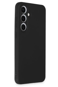 Samsung Galaxy S24 FE Kılıf Nano içi Kadife Silikon - Siyah