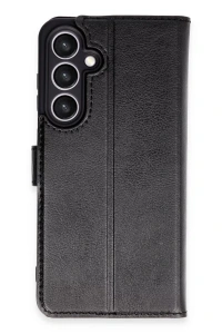 Samsung Galaxy S24 FE Kılıf Trend S Plus Kapaklı Kılıf - Siyah