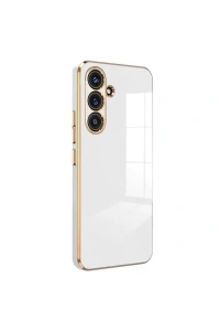 Samsung Galaxy S24 FE Kılıf Volet Silikon - Beyaz