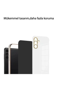Samsung Galaxy S24 FE Kılıf Volet Silikon - Beyaz