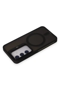 Samsung Galaxy S24 Flet Lens Magsafe Kapak - Siyah