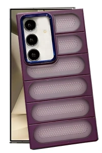 Samsung Galaxy S24 Kılıf Airmax Silikon Kapak - Derin Mor