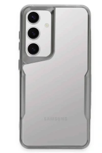 Samsung Galaxy S24 Kılıf Boyi Silikon Kapak - Gümüş