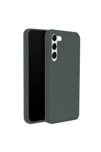 Samsung Galaxy S24 Kılıf First Silikon - Koyu Yeşil