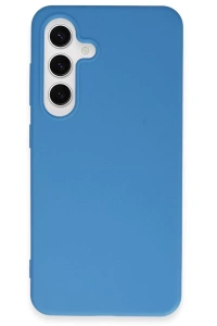 Samsung Galaxy S24 Kılıf First Silikon - Mavi