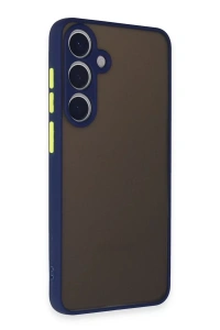 Samsung Galaxy S24 Kılıf Montreal Silikon Kapak - Lacivert