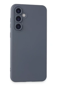 Samsung Galaxy S24 Kılıf Nano içi Kadife Silikon - Gri