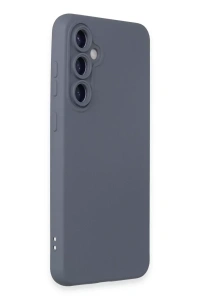 Samsung Galaxy S24 Kılıf Nano içi Kadife Silikon - Gri