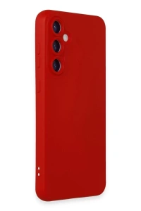 Samsung Galaxy S24 Kılıf Nano içi Kadife Silikon - Kırmızı