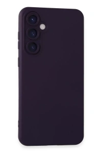Samsung Galaxy S24 Kılıf Nano içi Kadife Silikon - Mor