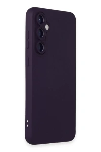 Samsung Galaxy S24 Kılıf Nano içi Kadife Silikon - Mor