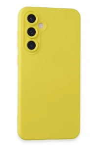 Samsung Galaxy S24 Kılıf Nano içi Kadife Silikon - Sarı